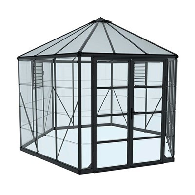 חממה משושה פוליקרבונט